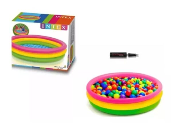 Piscina Inflable 147cm X 33cm + 100 Pelotas + Inflador - Image 5