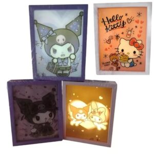 Lampara Cuadro De Personajes Sanrio
