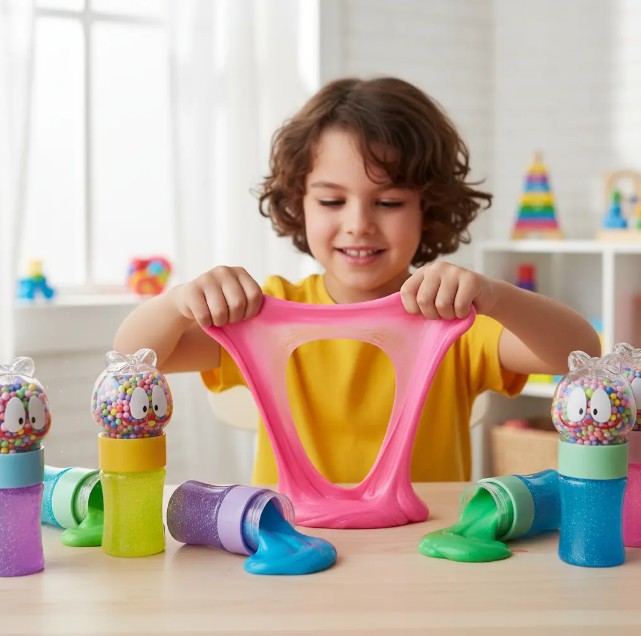 Slime X 6 Para Niños Gato-Mickey - Image 10