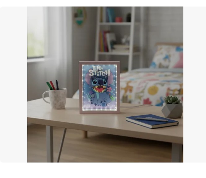 ✨🖼️ Lámpara Cuadro 3D Kuromi y Stitch 💡🌈 - Image 5