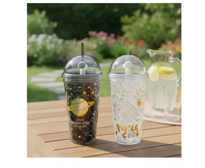 ✨ Vasos Mágicos con Diseño Divertido + Tapa y Pitillo🥤 - Image 2