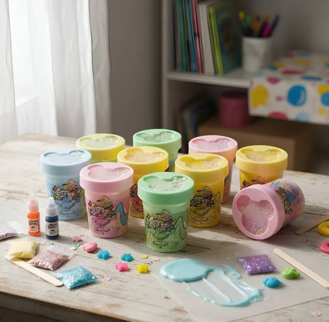 Slime X 6 Para Niños Gato-Mickey - Image 7