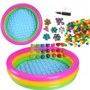 Piscina Inflable 147cm X 33cm + 300 Pelotas + Inflador