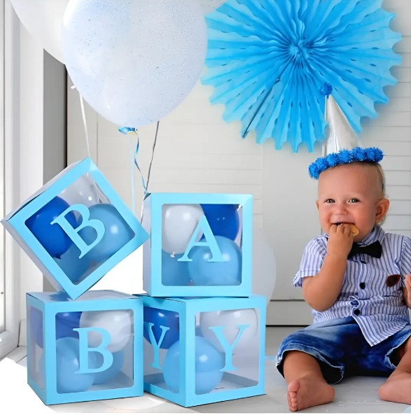 Caja Cubo Baby Decorativo Para Globos X4 Unidades - Image 20