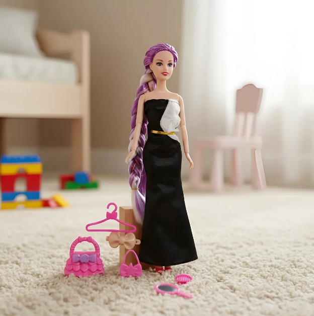 💖👗 Muñeca Fashion 30 cm Con Accesorios Ref. R577 ✨🎀 - Image 5