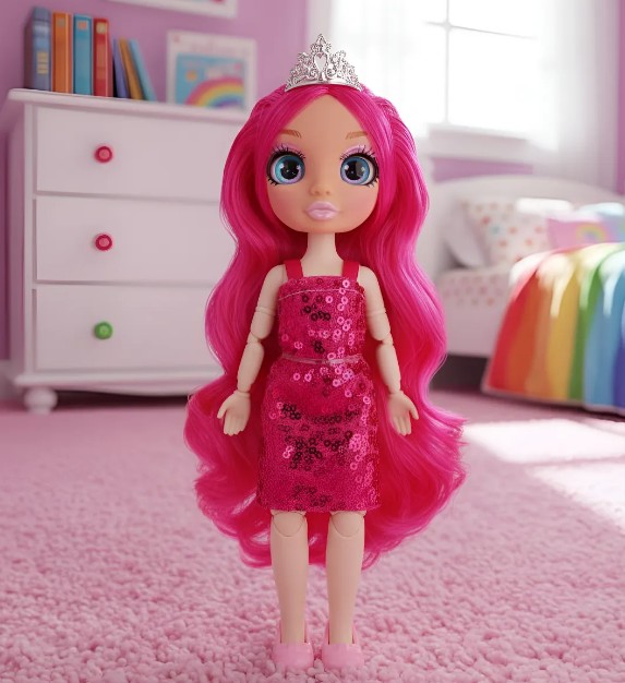 Muñeca Moda Rainbon Higo Con Accesorio - Image 10