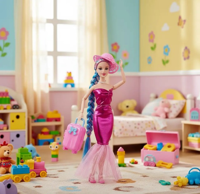 💖👗 Muñeca Fashion 30 cm Con Accesorios Ref. R577 ✨🎀 - Image 7