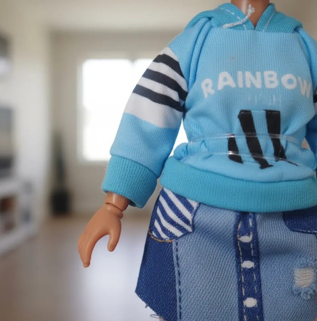 Muñeca Moda Rainbon Higo Con Accesorio - Image 17