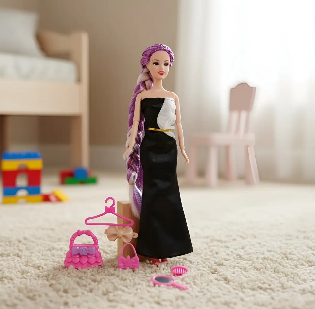 💖👗 Muñeca Fashion 30 cm Con Accesorios Ref. R577 ✨🎀 - Image 6