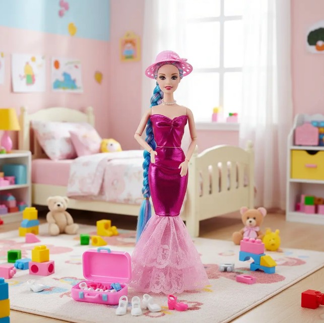 💖👗 Muñeca Fashion 30 cm Con Accesorios Ref. R577 ✨🎀 - Image 17
