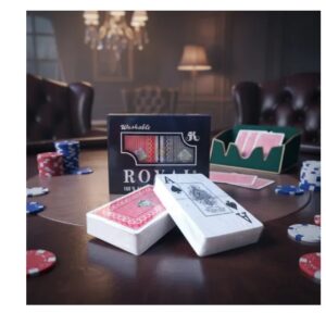🎲🃏 Juego de Cartas Poker Royal Plastificada 🎉♠️♥️