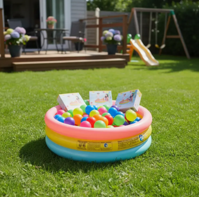 Piscina Inflable 86cm X 25cm + 100 Pelotas + 1 Rodadero Niña - Image 3
