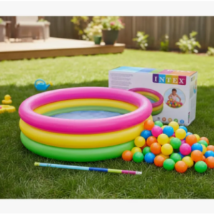 Piscina 114cm X 25cm + 100 Pelotas + Inflador