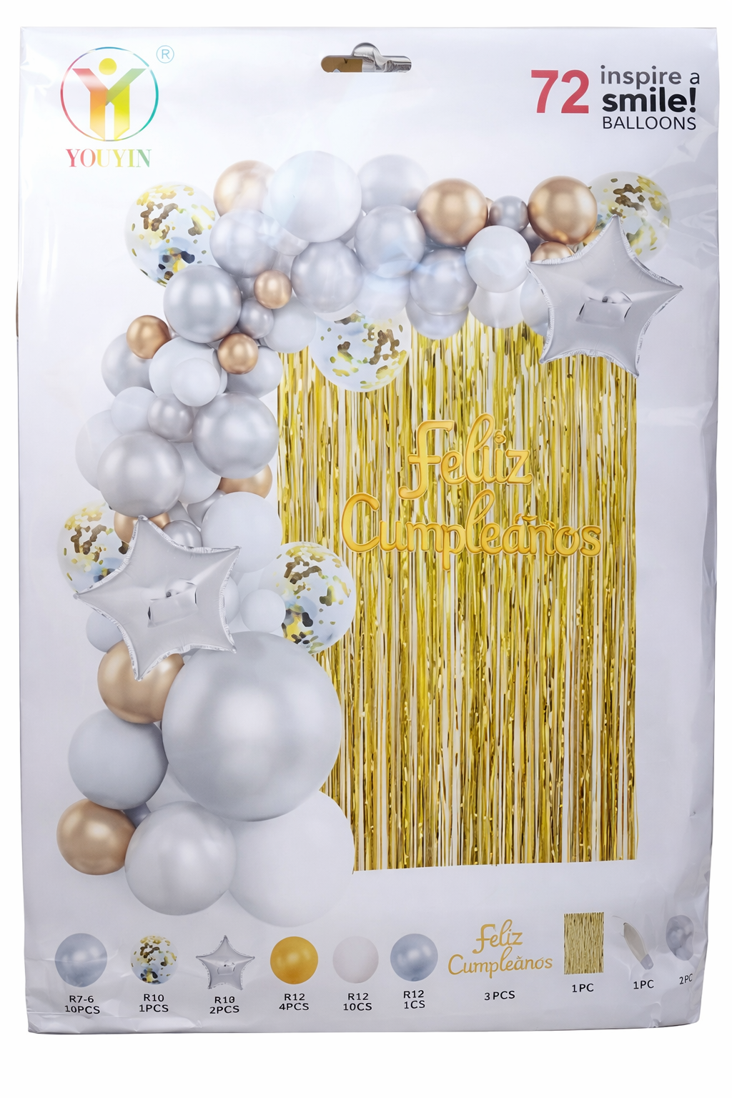 Kit Arco Elegante De 72 Pcs Fiestas Inolvidables - Image 43