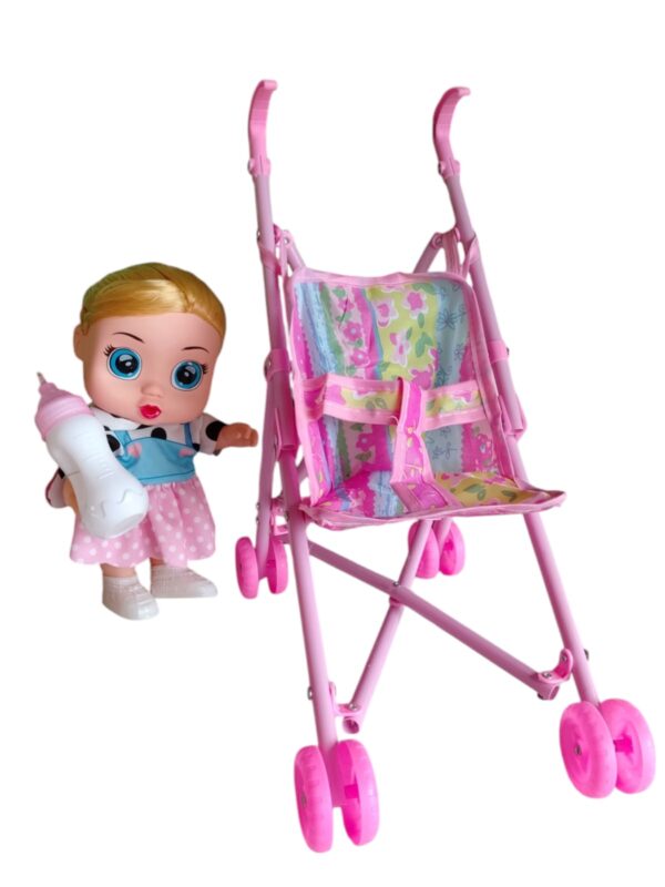 Muñeca Baby Con Sonido Y Coche - Image 5