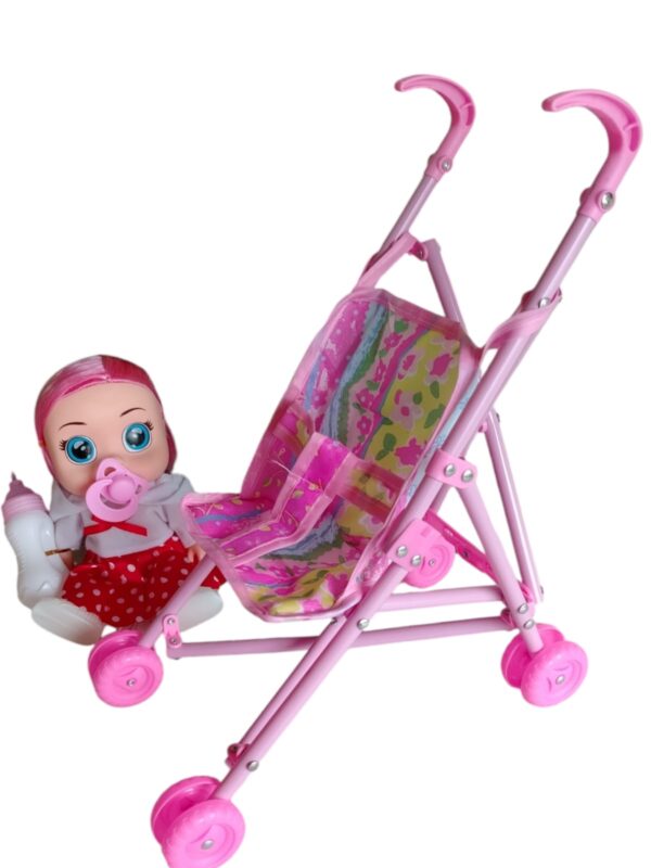 Muñeca Baby Con Sonido Y Coche - Image 4