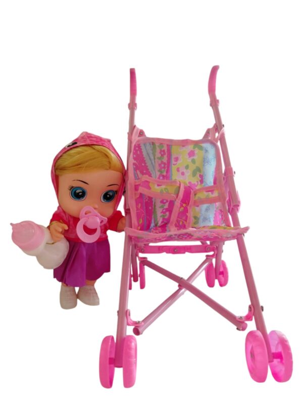 Muñeca Baby Con Sonido Y Coche - Image 6