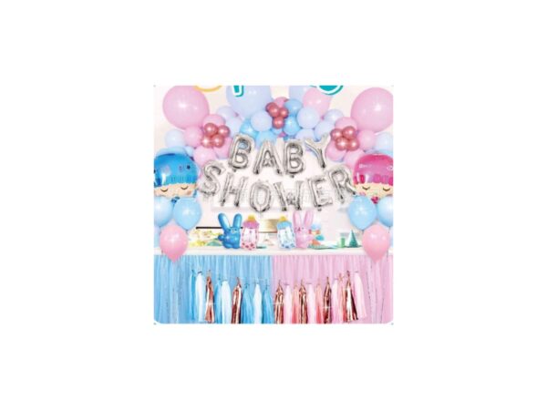 Kit De Arco Orgánico 77pcs Baby Shower Revelación - Image 2