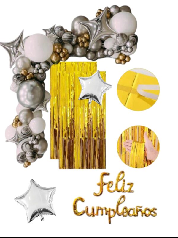 Kit Arco Elegante De 72 Pcs Fiestas Inolvidables - Image 9