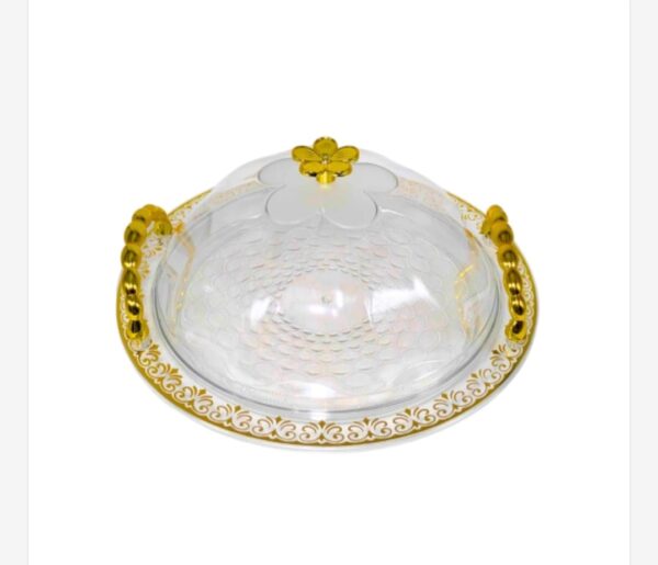 Bandeja Elegante Con Cúpula Transparente Para Tus Reuniones - Image 2