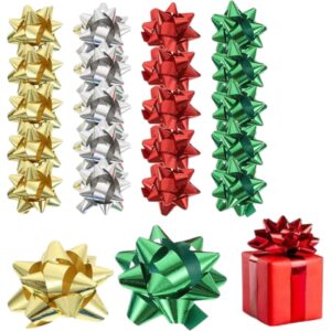Moños Metalizados De Estrella X40 Und Regalos Con Estilo
