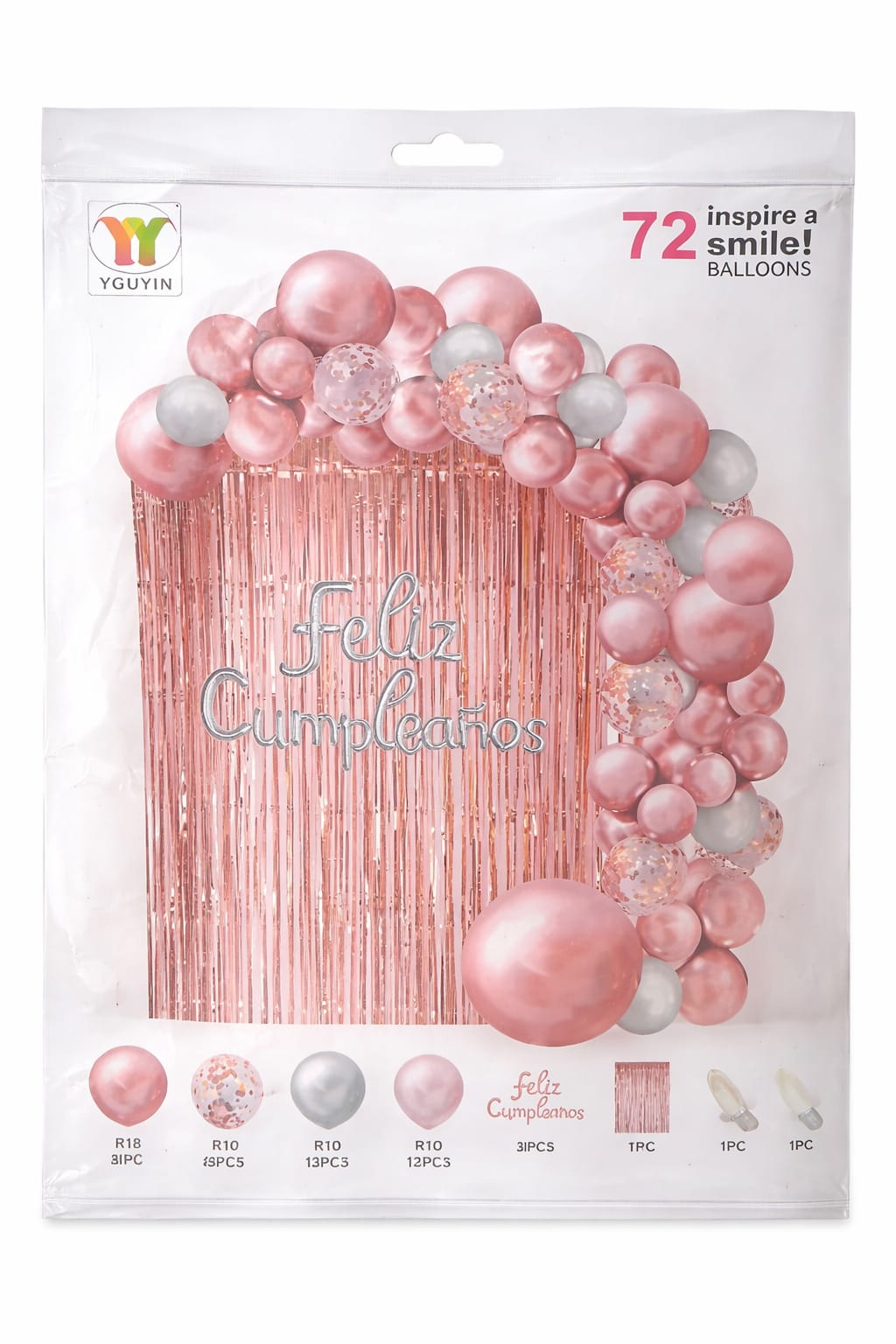Kit Arco Elegante De 72 Pcs Fiestas Inolvidables - Image 47