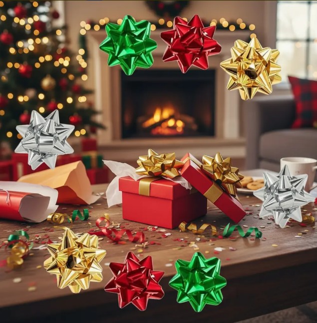 🎀✨ Moños Metalizados De Estrella x40 Unidades – Regalos Con Estilo ✨🎁 - Image 8