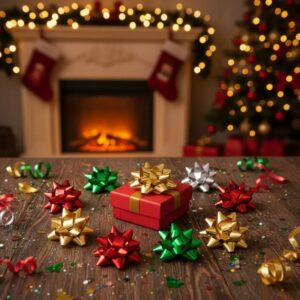 🎀✨ Moños Metalizados De Estrella x40 Unidades – Regalos Con Estilo ✨🎁