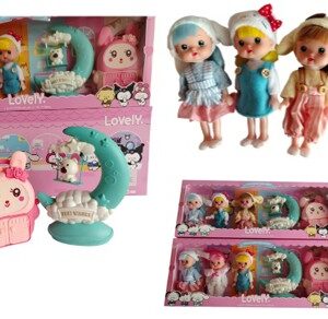 Muñecas Set Kuromi Articulada 15 Cm Infantil Ref12b3