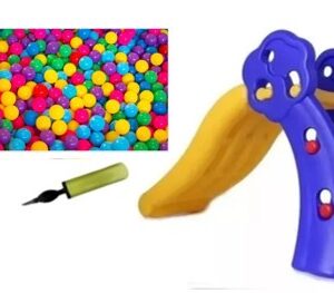 Combo Piscina Inflable 168cm + 300 Pelotas + Deslizador Niño
