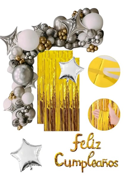 Kit Arco Elegante De 72 Pcs Fiestas Inolvidables - Image 9