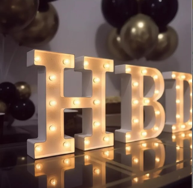 ✨🎂 HBD Letras Decorativas Con Luz LED 16 cm – Happy Birthday 🎉💡 - Image 5
