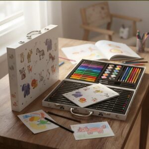 Kit Completo Pintura ,colores, marcadores Y Plantillas Dibujo