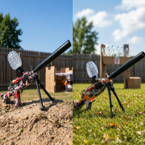🚀 Lanzador de Hidrogel M249 – Diversión y Acción sin Límites