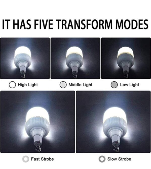 Súper Lámpara Led Recargable Ilumina Por Hasta 6 Horas - Image 5