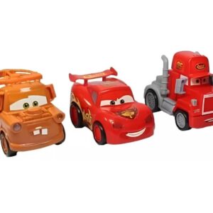 Set de Carros Cars – Rayo McQueen, Mate y Mack