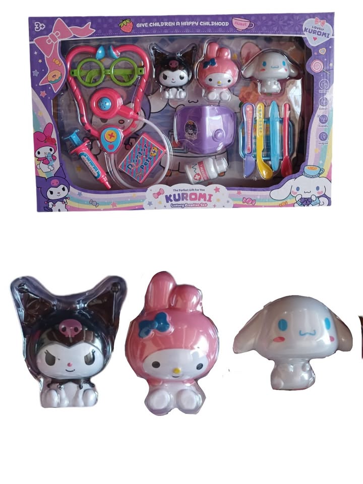 Set Doctora Sanrio – Kuromi, Melody y Cinnamoroll - Image 3