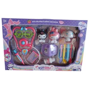 Set Doctora Sanrio – Kuromi, Melody y Cinnamoroll