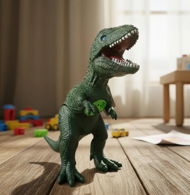 🦖¡DinoRugido en Acción! – Diversión Jurásica con Sonido Real 🔊
