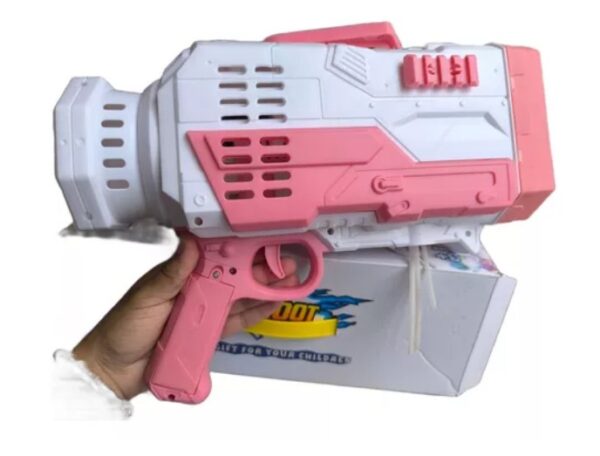 Bazooka De Burbujas Recargable Con Luces Y Sonidos Ref. 029a