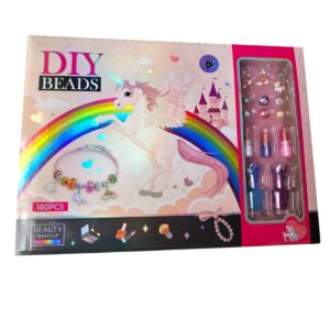 Kit De Belleza Y Manualidades Unicornio ¡180 Piezas De Diversión Y Estilo Para Niñas!