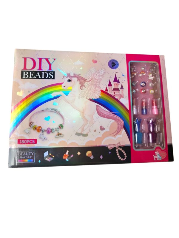 Kit De Belleza Y Manualidades Unicornio ¡180 Piezas De Diversión Y Estilo Para Niñas!