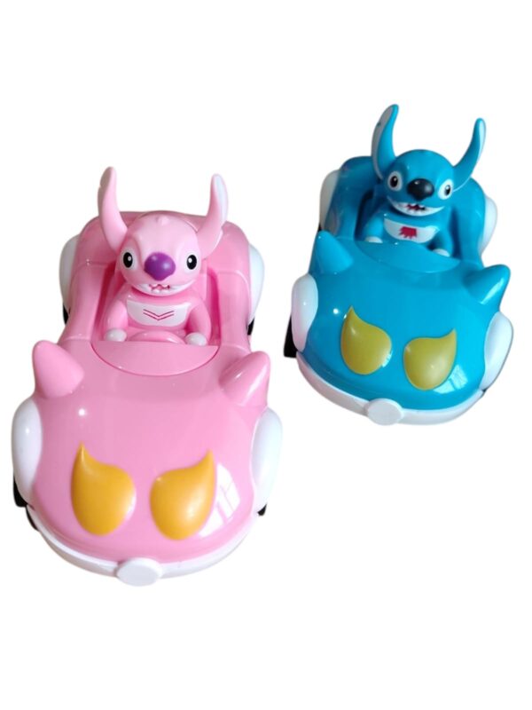 ¡DÚO DE CARROS DE STITCH! – Set x2 de Carritos de Impulso ✨🚗💙 - Image 6