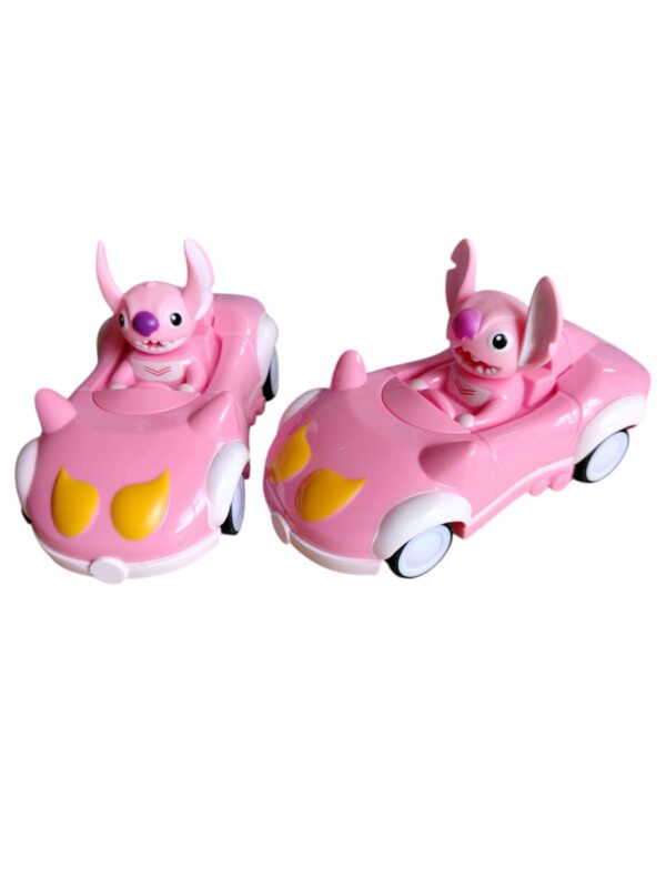 ¡DÚO DE CARROS DE STITCH! – Set x2 de Carritos de Impulso ✨🚗💙 - Image 2
