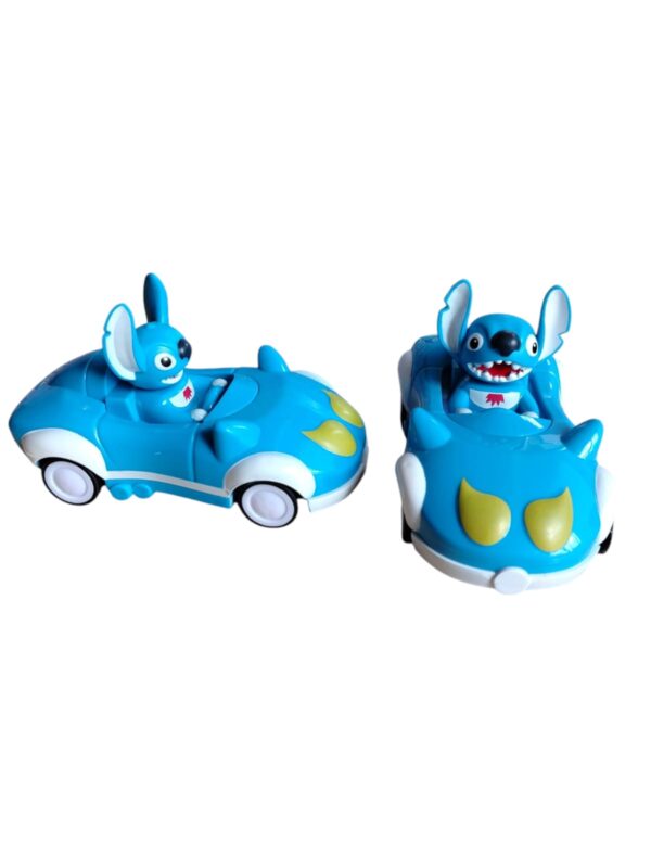 ¡DÚO DE CARROS DE STITCH! – Set x2 de Carritos de Impulso ✨🚗💙 - Image 3