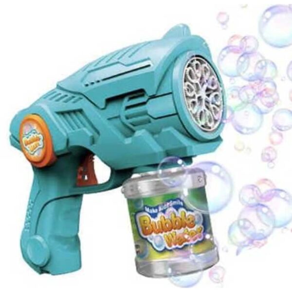🫧 Pistola de Burbujas Súper Turbo con 10 Holes y Kit de Recarga 🌈 - Image 2