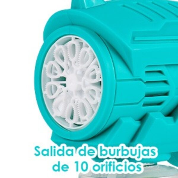 🫧 Pistola de Burbujas Súper Turbo con 10 Holes y Kit de Recarga 🌈 - Image 5