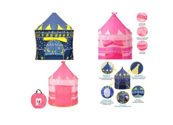 🏰✨Carpa Infantil Mágica – Un Castillo de Diversión en Casa! 🌙💖