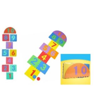 Salta, Juega Y Aprende Con Nuestro Tapete De Foamy Golosa