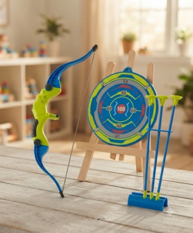 🎯 Set de Arco con Flechas + Blanco | Diversión y Aventura para Niños - Image 2